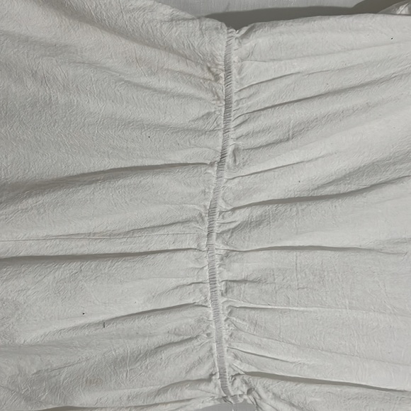 White romper with ruffle sleeves - Picture 3 of 6